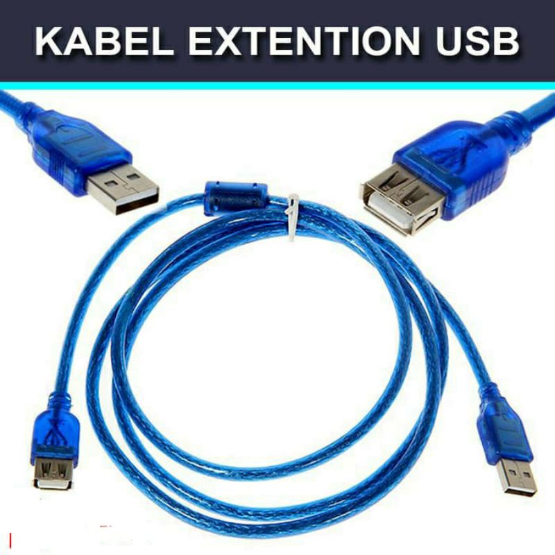 Jual Kabel USB extention extension perpanjangan USB male to female 3 m ...
