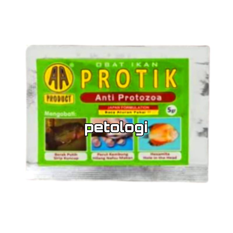 Jual Protik Obat Ikan Hias Anti Protozoa Berak Putih Perut Kembung