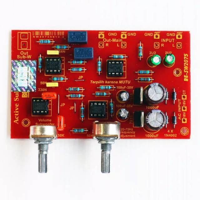 Subwoofer Controller EMB PRO 3-Way Crossover With Subwoofer Control ...