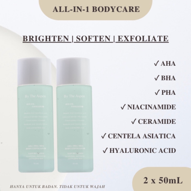 Jual Duo Pack - Body Exfooliator AHA BHA PHA - Lightening Brightening ...