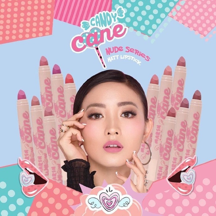 Jual MarshWillow Candy Cane Nude Series Matte Lip Crayon Lipstick