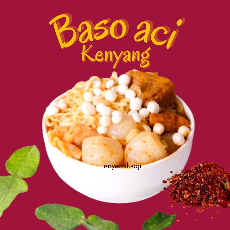 Jual PROMO! Baso Aci Kenyang Nyemilsaji | Shopee Indonesia