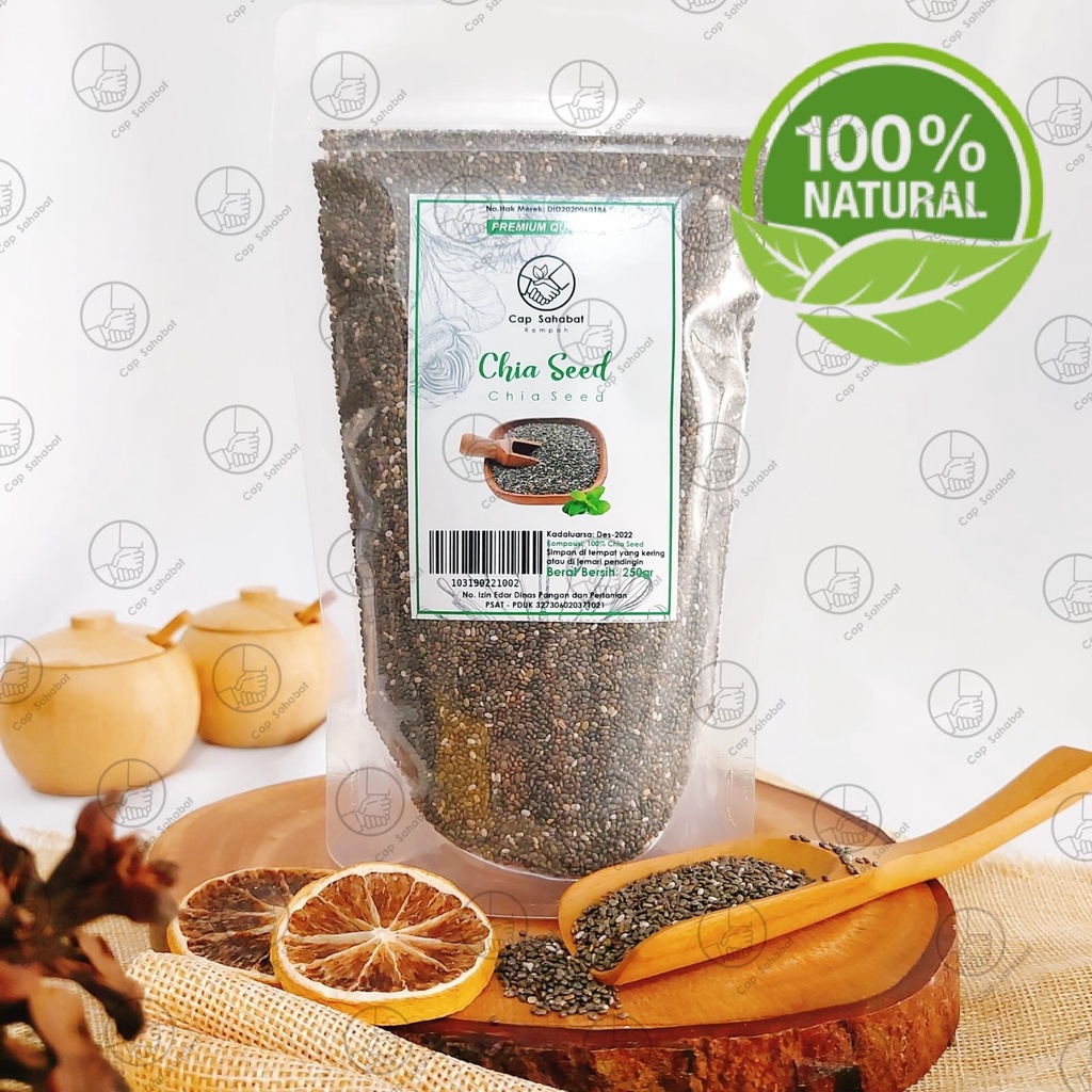 Jual 250gr Black Chia Seed ORGANIK / Rempah / JSR 100% PREMIUM QUALITY ...