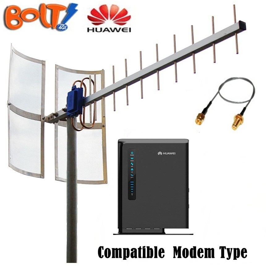 Jual Antena modem Huawei E5172 Penguat Sinyal Yagi Grid TXR 185 Triple ...