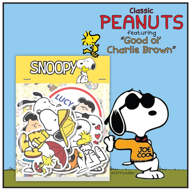 Jual SNOOPY STICKER PACK | Shopee Indonesia