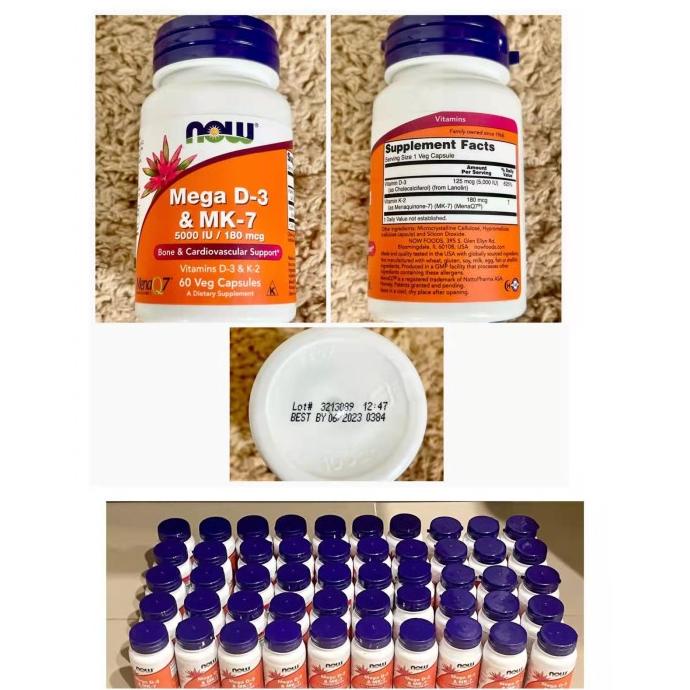 Jual VITAMIN NOW D3 K2 5000 IU ORIGINAL FROM USA | Shopee Indonesia