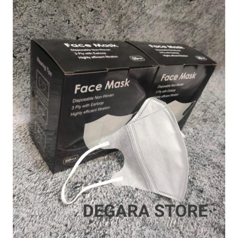 Jual Masker Face Mask Duckbill Putih 1 Box (50pc) | Shopee Indonesia