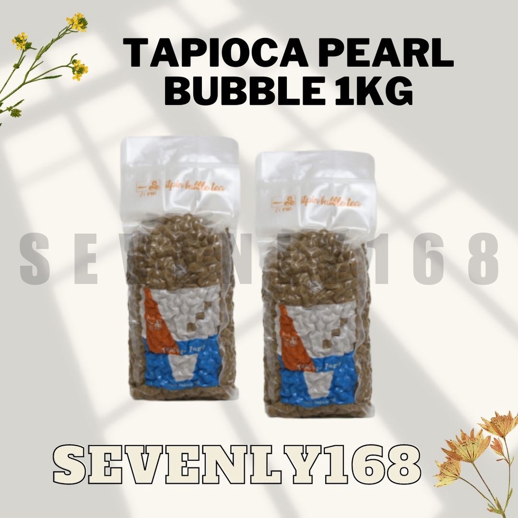 Jual TAPIOCA PEARL BUBBLE 1KG - TAPIOKA HITAM - BLACK BOBA - TOPPING ...