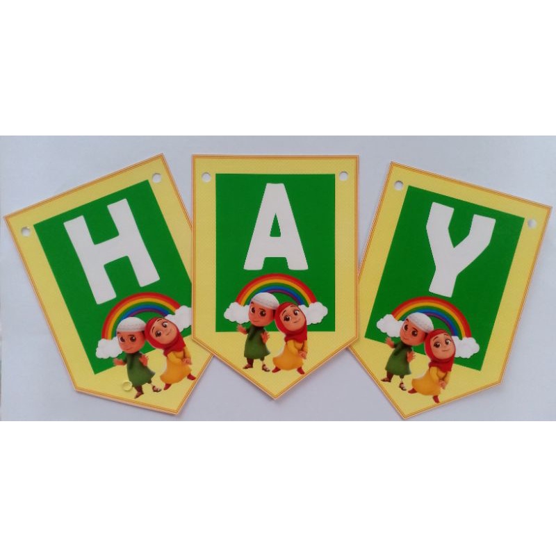 Jual BANNER FLAG / BUNTING FLAG GAMBAR NUSSA RARA NUSA BISA CUSTOM ...