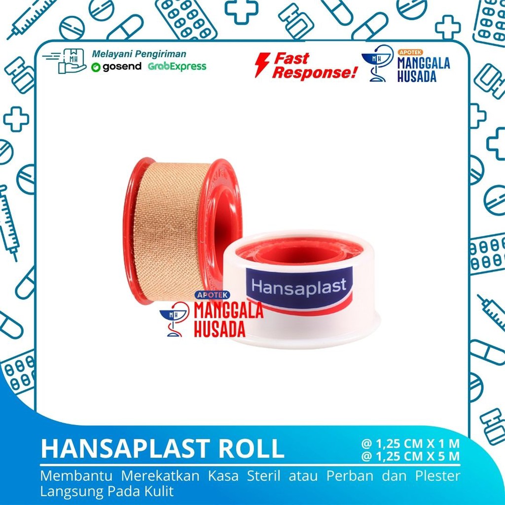 Jual HANSAPLAST PLESTER ROL KAIN | Shopee Indonesia