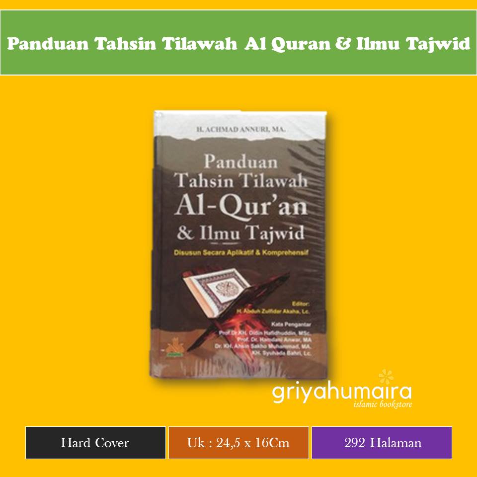 Jual Panduan Tahsin Tilawah Al Quran & Ilmu Tajwid-Griyahumaira ...