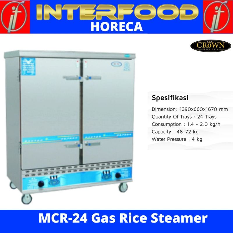 Jual Rice Steamer MCR-24 Crown Horeca | Shopee Indonesia