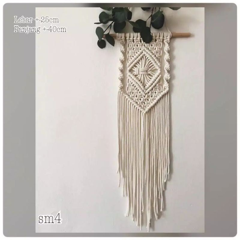 Jual Hiasan Dinding Macrame Cm Shopee Indonesia