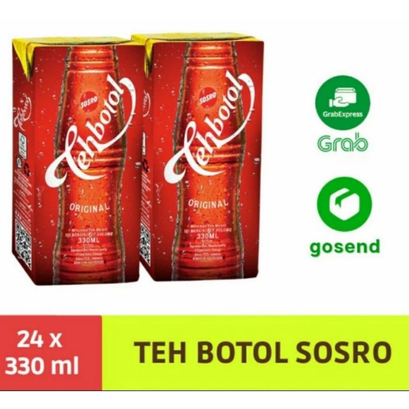 Jual Teh Sosro Kotak 330 Ml And 250 Ml 1 Dus Isi 24 Pcs Shopee Indonesia