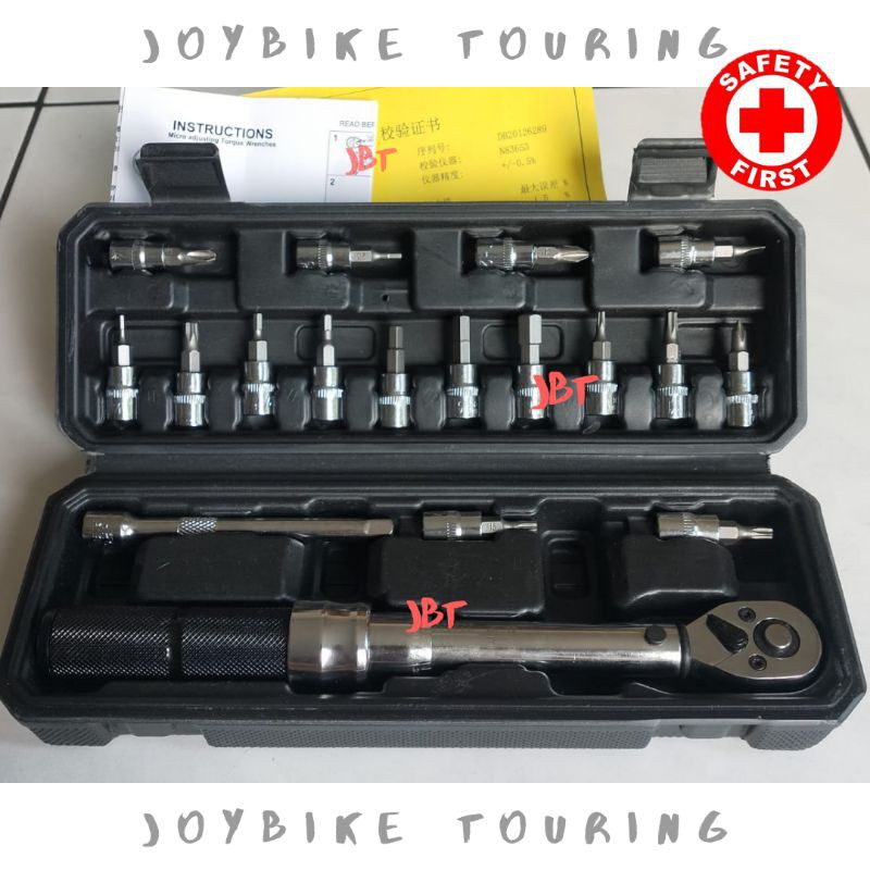 Jual Bike Torque Wrench Professional Set Carbon Tool Kit Set 2-20 Nm ...