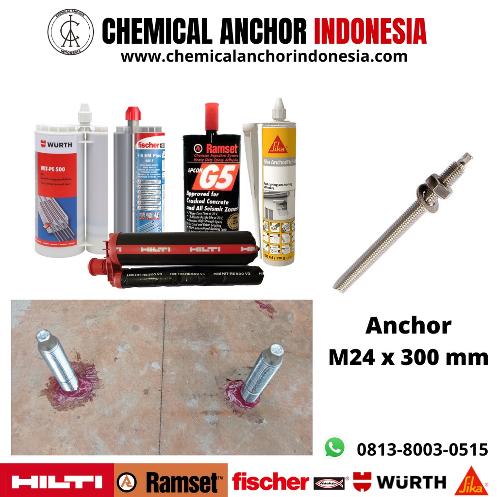 Jual Pasang Chemical Anchor HIlti Shopee Indonesia