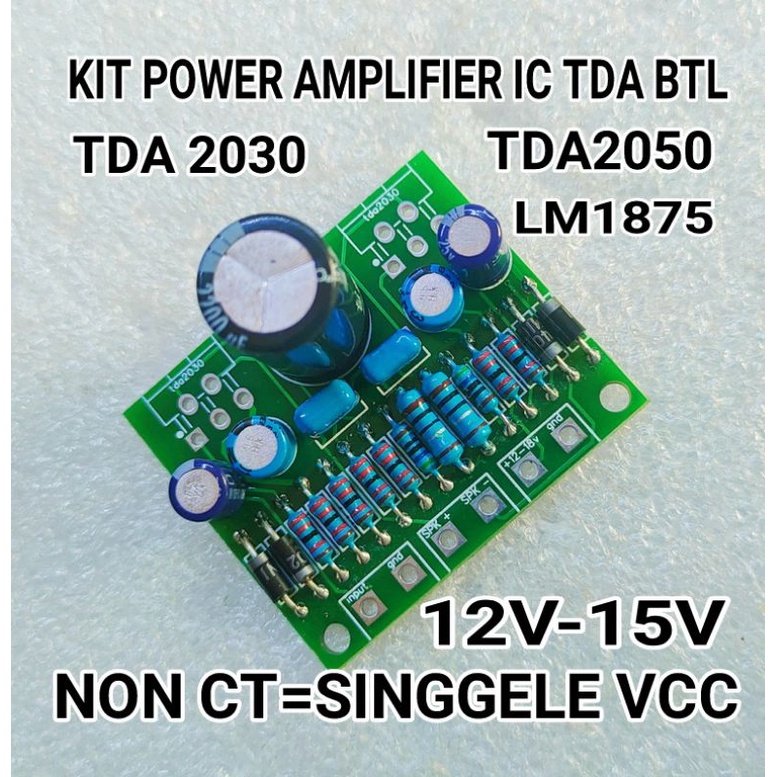 Jual Kit Power TDA2030 TDA2050 LM1875 Tanpa IC | Shopee Indonesia