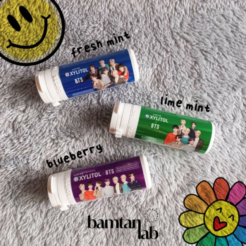 Jual Lotte Xylitol x BTS Official Indonesia (Permen Karet/Bubble Gum