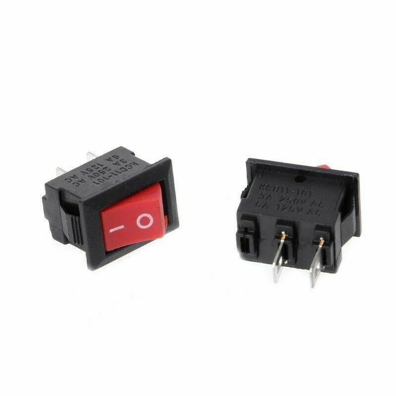 Jual KCD11 Mini Rocker Saklar Switch 2 Pin Power ON OFF SPST 250V 220V ...
