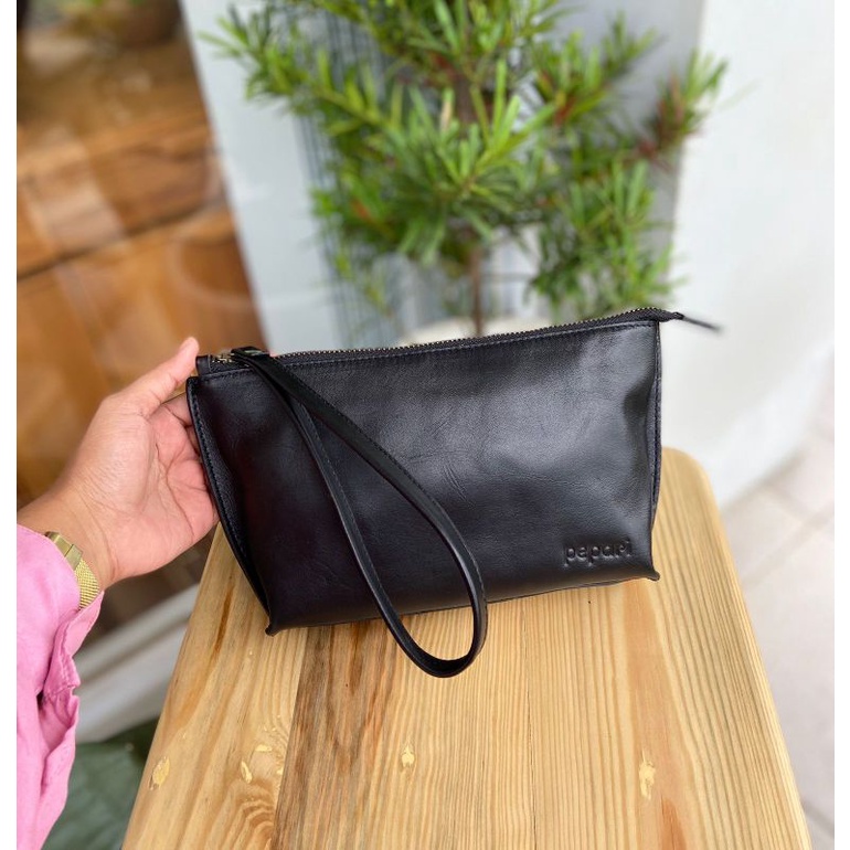 Jual Pouch Serbaguna Hitam (Pull Up) | Shopee Indonesia