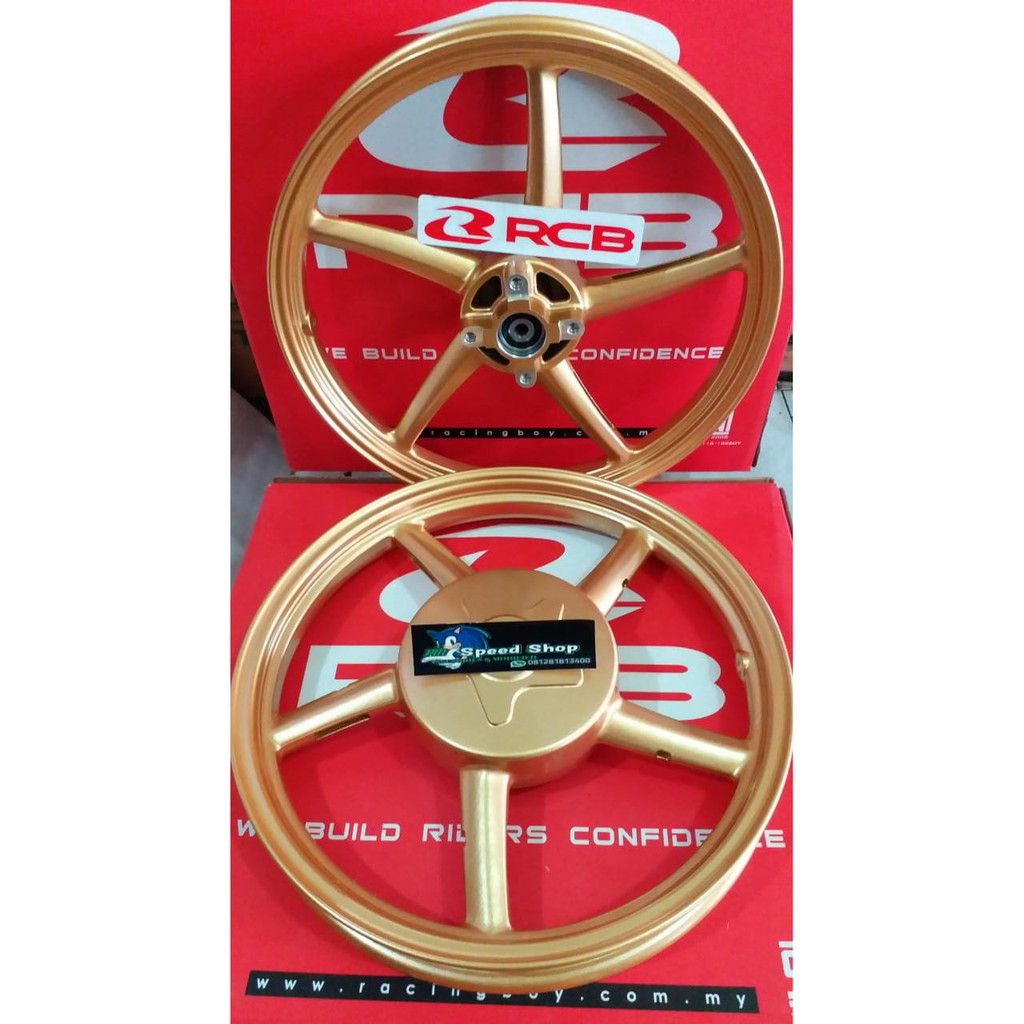 Jual Velg RCB SP522 G0LD YAMAHA MIO SPORTY/MIO SOUL PALANG 5 Lubang 4 ...