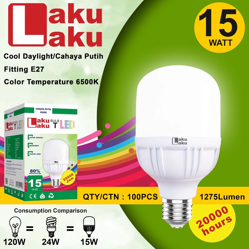 Jual Lampu Laku Laku Bulb T Led 15 Watt 10 Watt 5 Watt Murah Irit Hemat