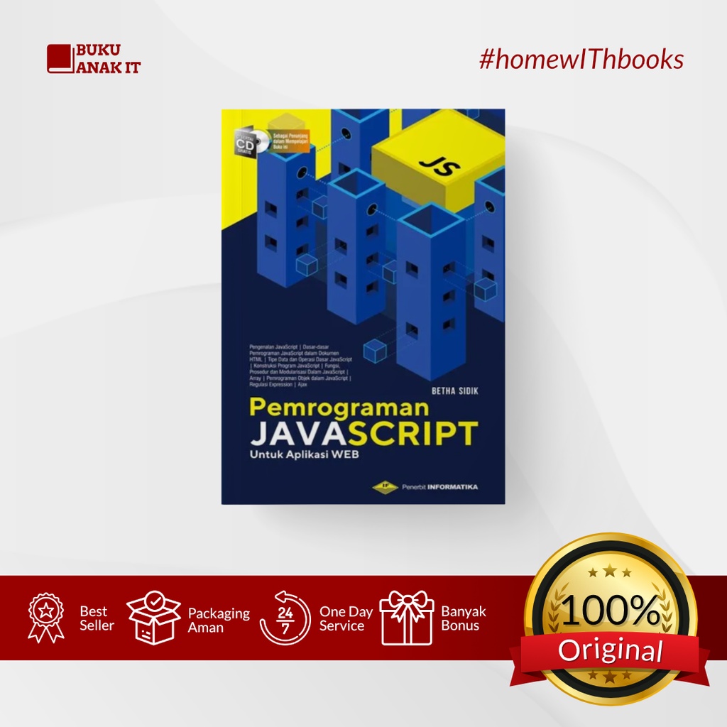 Jual BUKU PEMROGRAMAN JAVASCRIPT UNTUK APLIKASI WEB | BELAJAR ...