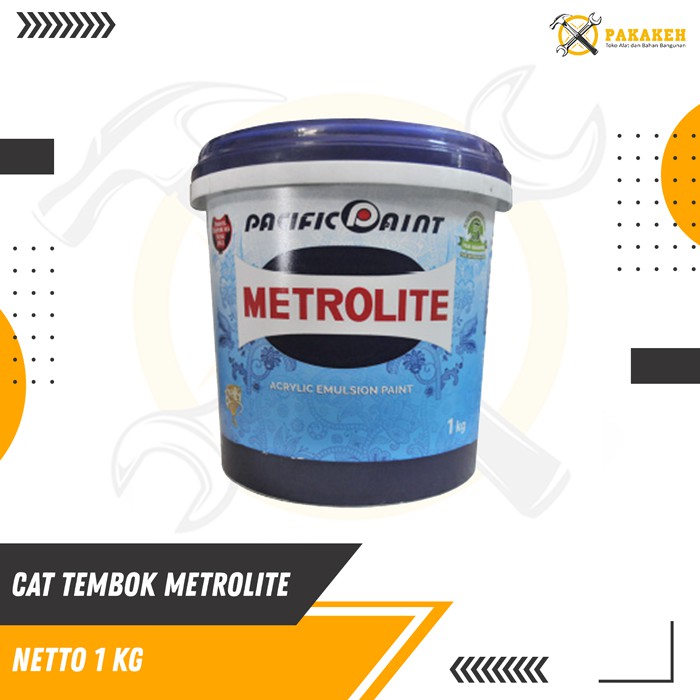 Jual Cat Tembok Metrolite Putih 1kg 1 Kg Cat Interior Dinding Plafon Putih Kebiruan Shopee 2163