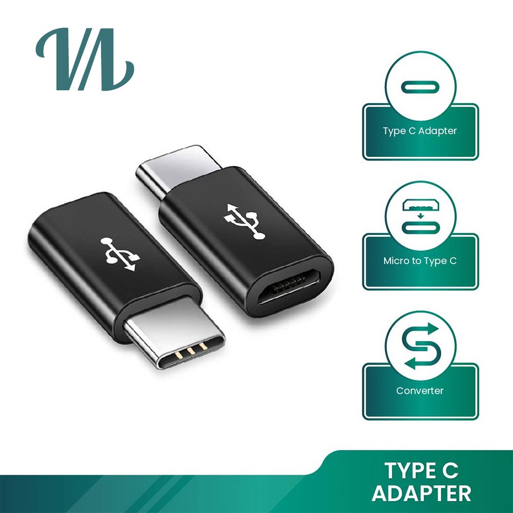 Jual Adapter Converter Micro USB Female To Type C Male Konektor ...