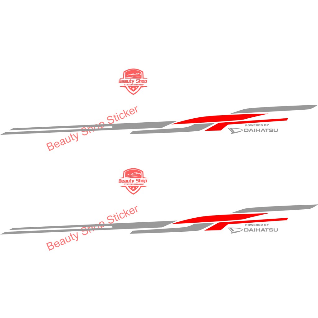 Jual NWE STIKER STICKER MOBIL DAIHATSU TERIOS SIGRA XENIA GRANDMAX PICK ...