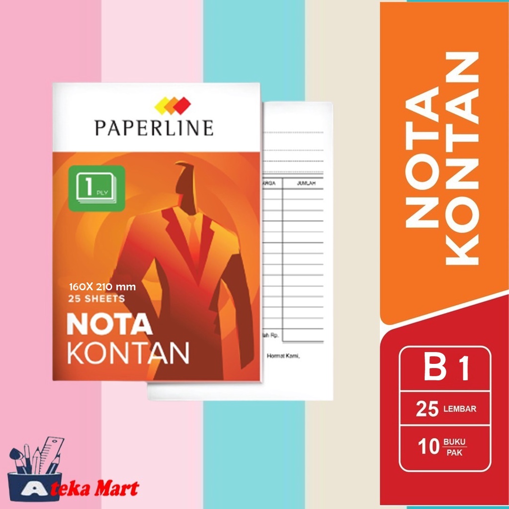 Jual PAPERLINE NOTA KONTAN BESAR B1/B2/B3 | Shopee Indonesia