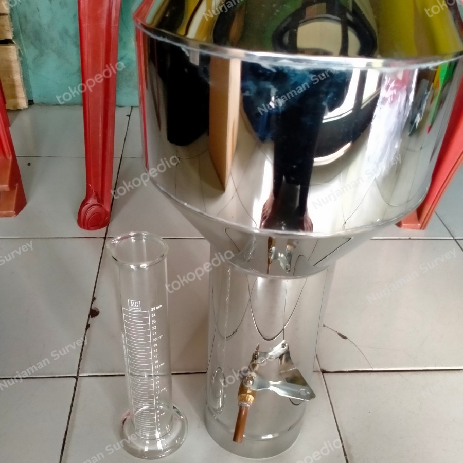 Jual Rain Gauge, Ombrometer Stainless Stell Alat Ukur Curah Hujan ...