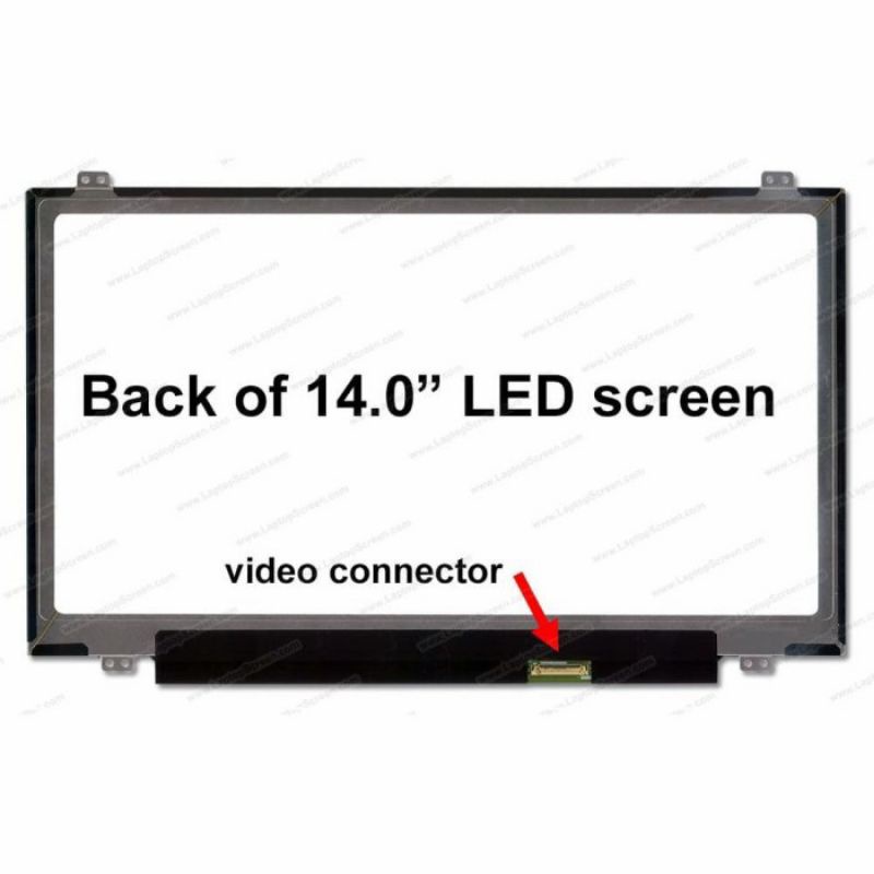 Dalle écran LCD LED Neuve 14 Pouces - Référence N140BGA-EA4 REV.C1 - Résolution 1366x768 - 30 Broches