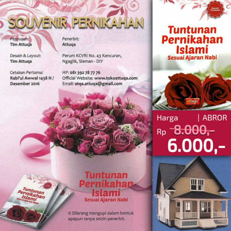 Jual Buku Souvernir TUNTUNAN PERNIKAHAN ISLAMI - Tata Cara Pernikahan ...