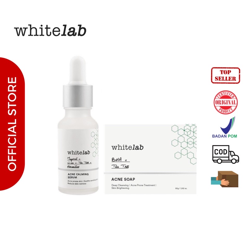 Jual Whitelab ACNE CALMING SERUM dan ACNE SOAPBAR Shopee Indonesia