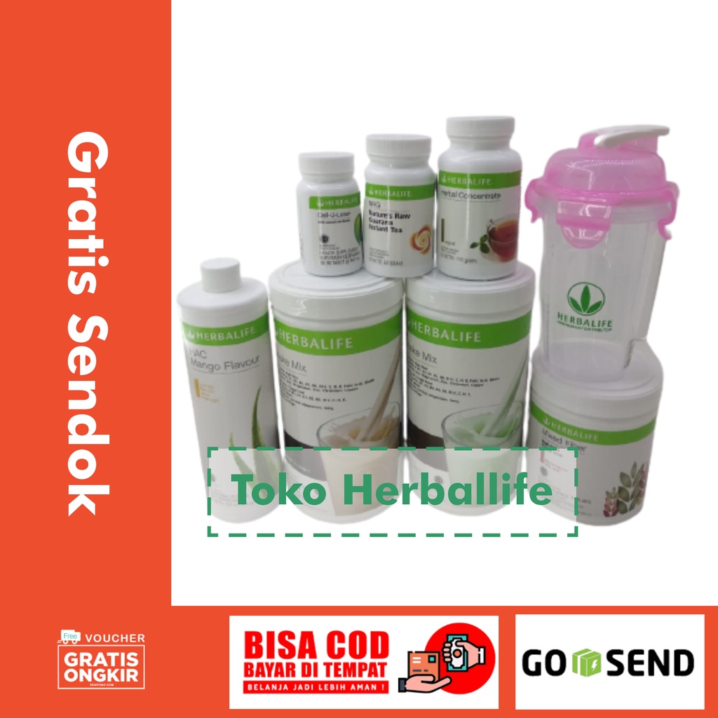 Jual Herbalife Shake Original 1 Paket-paket Herbalife Lengkap-1 Bulan ...