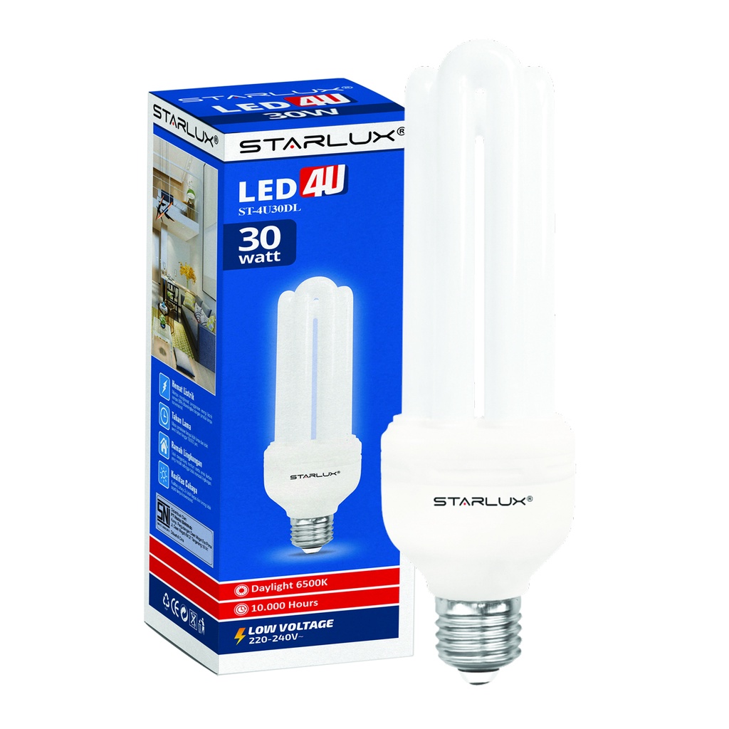 Jual Lampu Led Jari 4U 30W ber SNI STARLUX | Shopee Indonesia