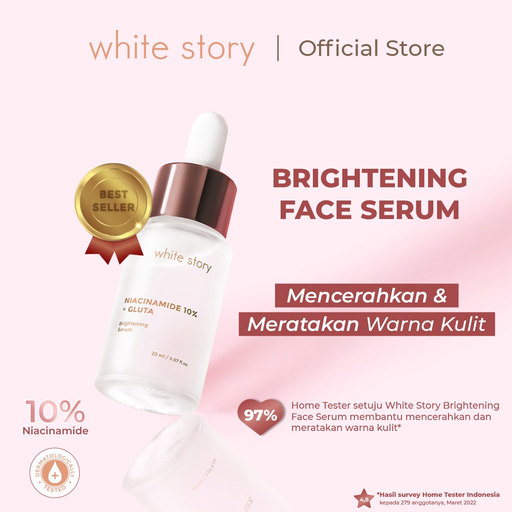 Jual White Story Brightening Face Serum | Shopee Indonesia