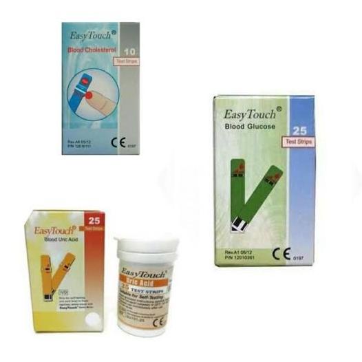 Jual Paket Strip Easy Touch Gula Asam Urat Kolesterol Shopee Indonesia