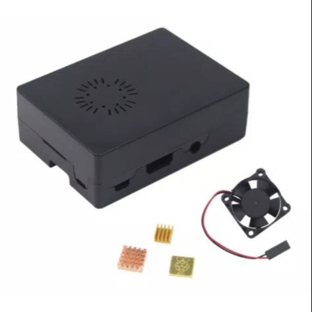 Jual Raspberry Pi Case plus Heatsink dan Fan | Shopee Indonesia