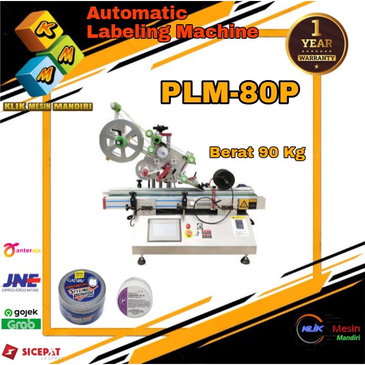 Jual Mesin Cetak Labeling Sticker Botol Bulat Automatic PLM-80P ...