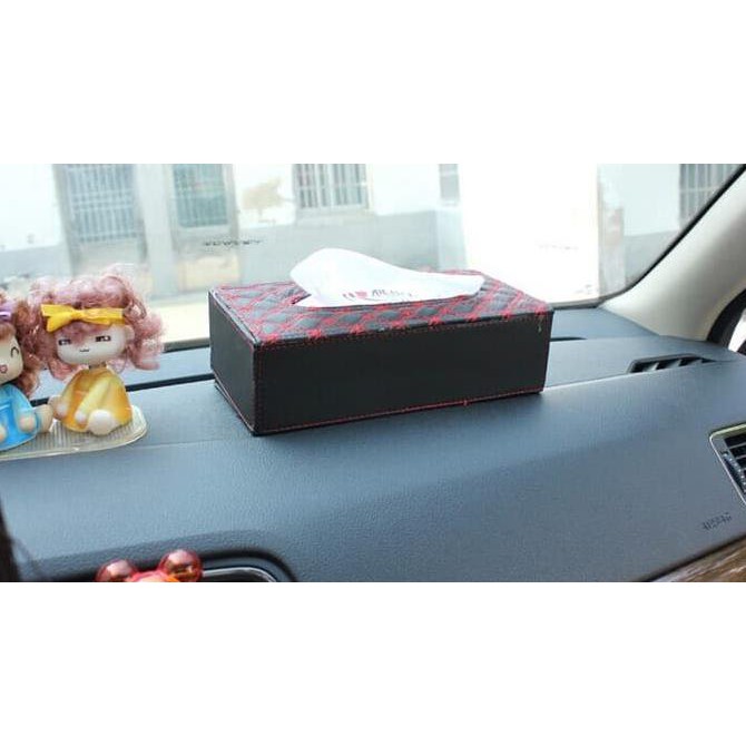 Jual NEW TISSUE BOX MOBIL KOTAK TISSUE LEATHER MOTIF JAHITAN EXCLUSIVE ...