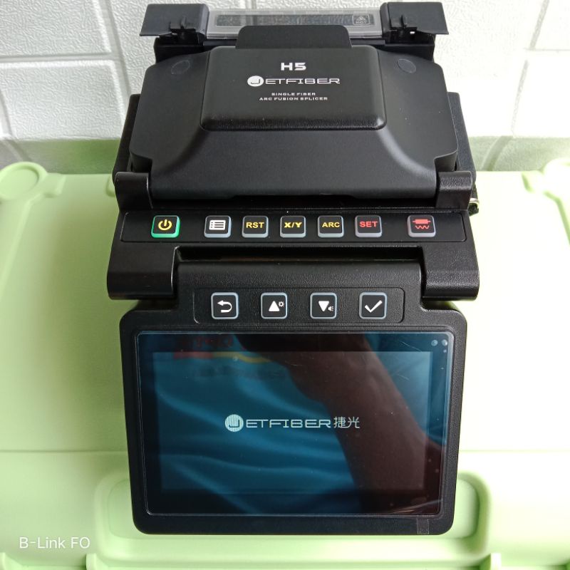 Jual splicer jetfiber h5 splicer 6 motor backbone | Shopee Indonesia
