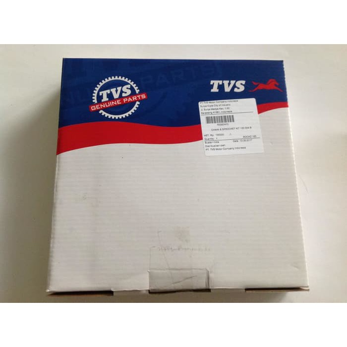 Jual GEARSET GIR SET CHAIN KIT ROCKZ 125 TVS R3320410 Shopee Indonesia