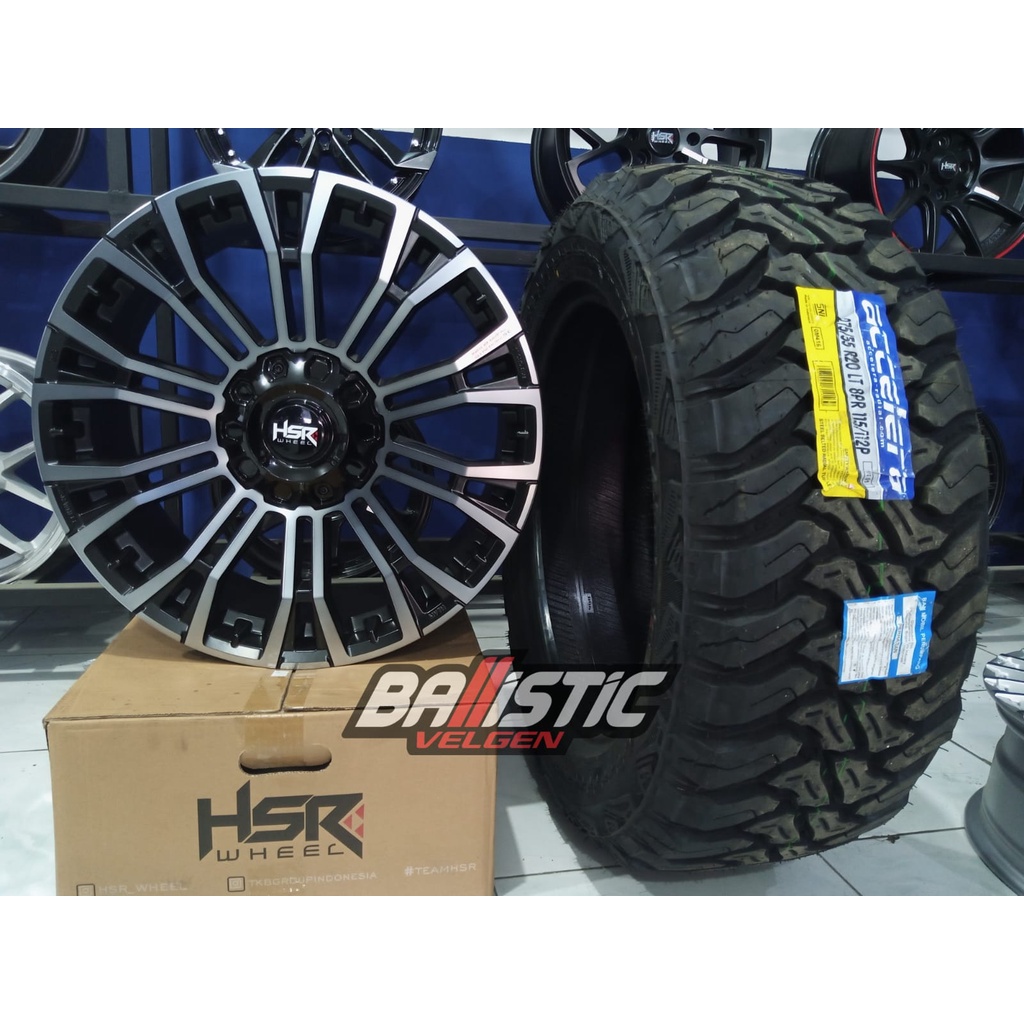 Jual Velg Mobil Offroad Hsr Myth02 Ring 20 Pcd 6x139 7 Black Polish Pnp