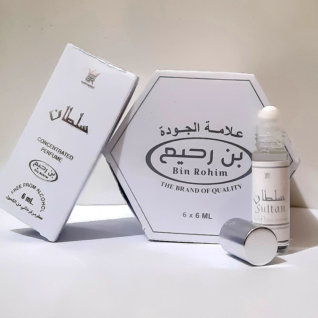 Jual SULTAN Parfum Merk Bin Rohim Kemasan 6ml Minyak Wangi Roll On Non ...