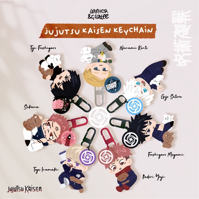 Jual JUJUTSU KAISEN KEYCHAIN | Shopee Indonesia