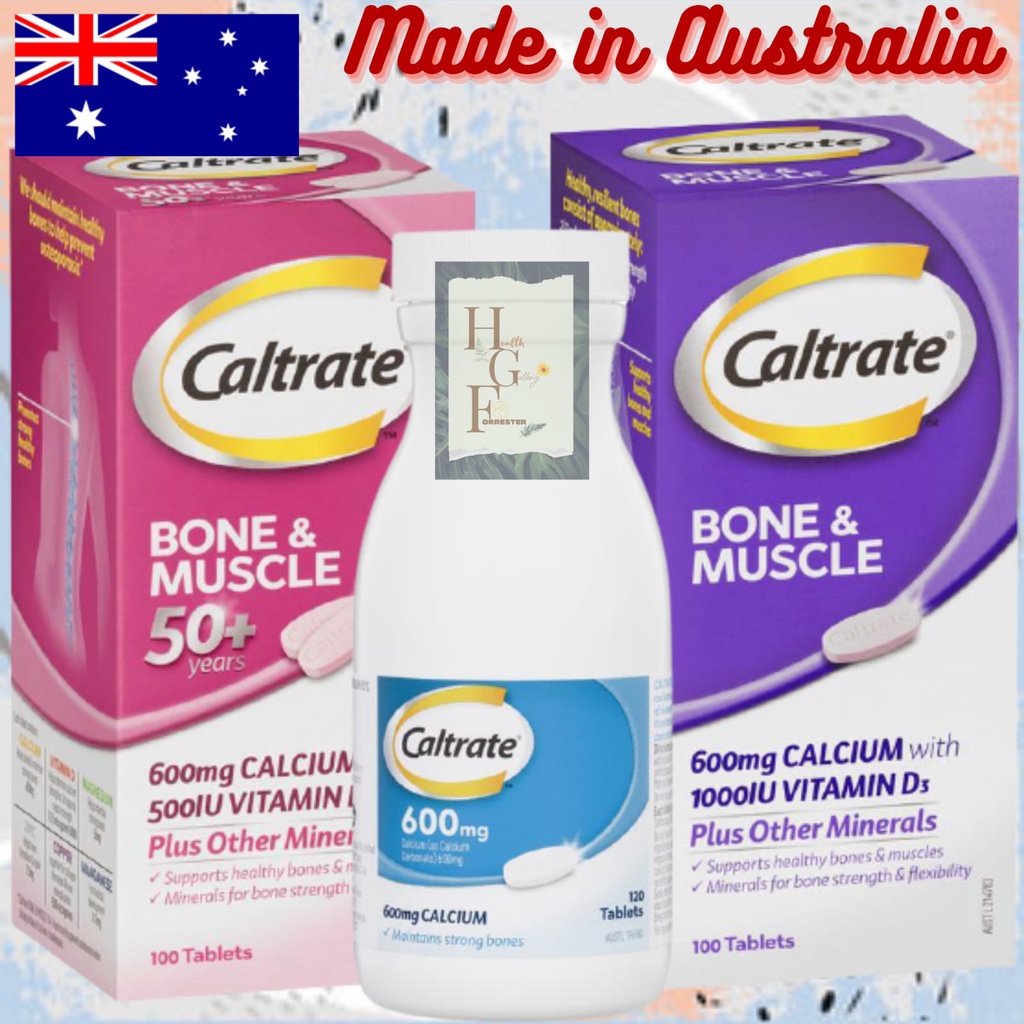 Jual Caltrate Bone And Muscle Health Calcium Vit D 100 Tablet Caltrate