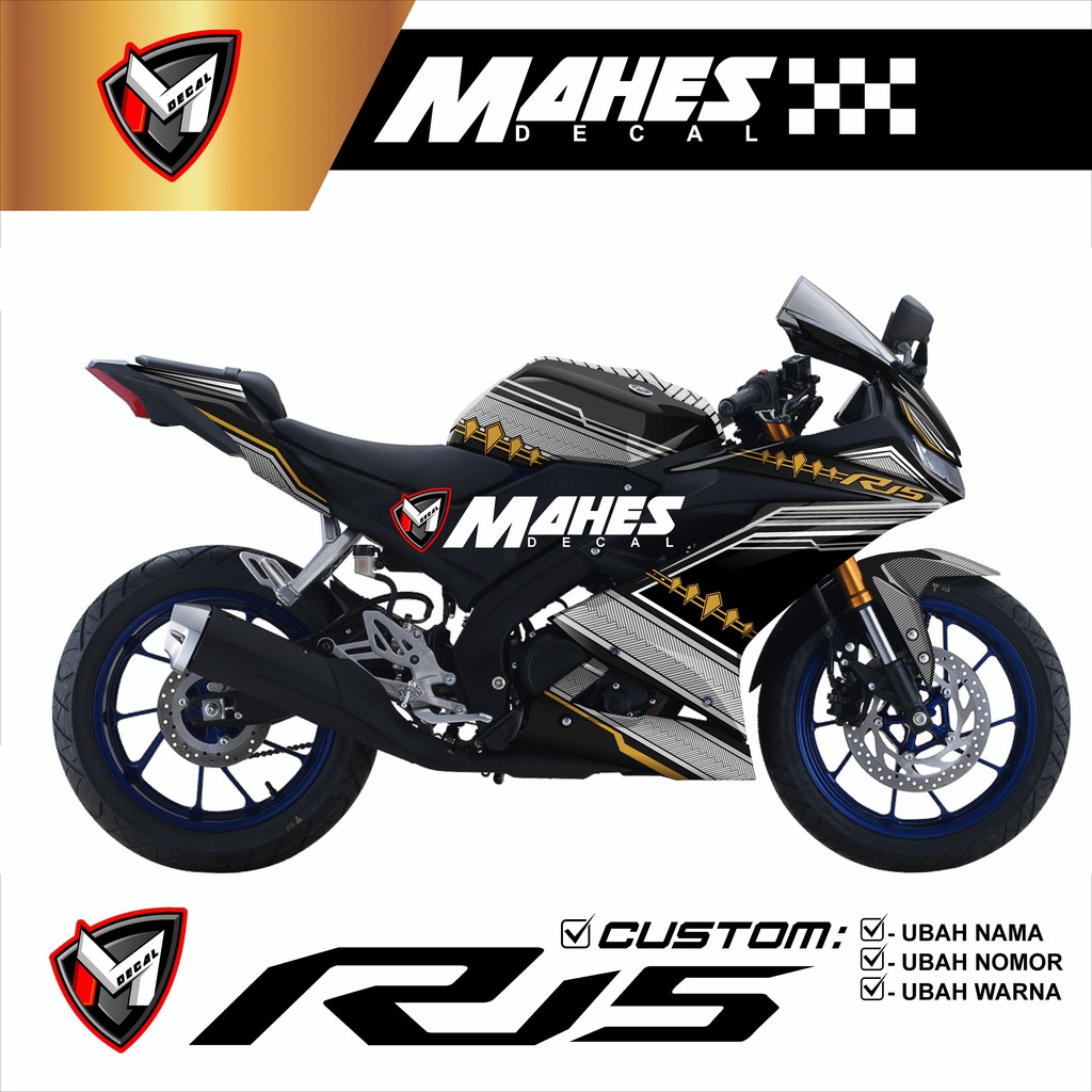 Jual Decal Sticker Fullbody R15 V3 Desain Black Panther Code MHS