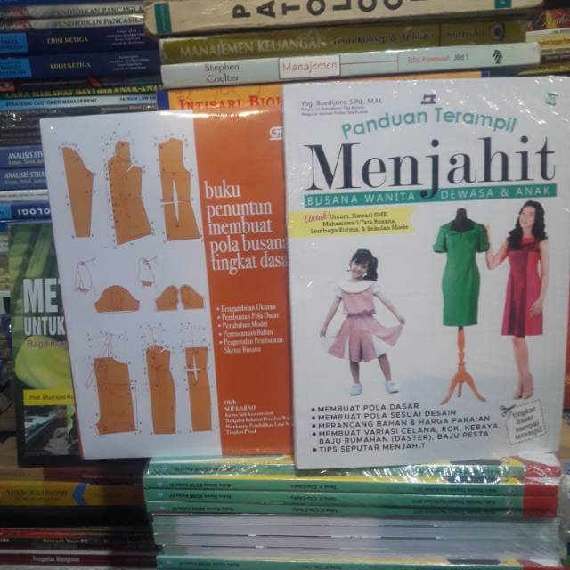 Jual Buku Pola Tingkat Dasar Dan Panduan Terampil Menjahit | Shopee ...